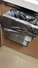 家华厨房垃圾桶5L银色壁挂式不锈钢带盖家用橱柜门悬挂夹缝大号6601 实拍图