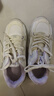 骆驼（CAMEL）漫游复古慢跑鞋女加绒运动鞋子 K23S09L7014A 米白/香芋紫 38 实拍图