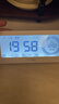 得力（deli）可视化智能闹钟计时器 学生专用起床神器背光床头钟时钟温度计 开学升学季必备礼物 LE107 白色 实拍图