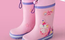 柠檬宝宝儿童雨鞋高筒女童男孩防水防滑橡胶雨靴学生水鞋 粉色蛋糕 35 实拍图