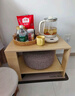 帅力边桌 储物床头柜收纳小茶几双层边几方桌60*40原色SL8240C 实拍图