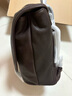 裘真【宋佳同款】植鞣羊皮信使双肩包大容量上班通勤休闲背包新款 咖啡色-小号 预售8天 实拍图