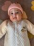班杰威尔婴儿衣服秋冬季夹棉连体衣宝宝保暖哈衣爬服 保暖蓝色2件装 73码 实拍图