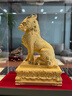 大明铜匠绒沙金祥瑞麒麟摆件家居玄关办公室乔迁开业礼品高档工艺品 实拍图