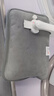 彩虹暖手宝热水袋电热充电暖宝宝暖肚子暖水袋暖身暖脚浅蓝绿 实拍图