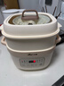 小熊（Bear）电炖锅 电炖盅 隔水炖锅 煲汤锅 炖汤盅 蒸锅 婴儿辅食锅煮粥锅燕窝炖盅隔水2-3人DDZ-D16C1 1.6L 实拍图