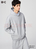 优衣库合作款男女装宽松连帽卫衣长袖运动479853 479945 479853/03灰色 L 实拍图