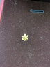 六福珠宝情人节礼物 足金栀子花黄金耳钉耳饰计价G01G0027DS 约0.94克- 实拍图