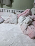 海澜之家（HLA）牛奶绒四件套防静电高端双面亲肤珊瑚绒床单被套简约风床品套件 渐变风粉桃 四件套 床单款 被套2*2.3m 床单2.3*2.5m 实拍图