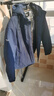 美津浓户外棉服男秋冬夹克外套上衣连帽防风保暖百搭登山服 藏青  3XL 实拍图