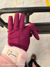 玖慕（JIUMU）保暖手套女冬季加厚加绒分指手套户外开车骑行防风防寒可触屏手套 实拍图