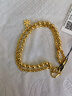 金至尊（3DG Jewellery）黄金手链花期INS风叠戴双层链999足金送女友老婆生日礼物计价 金重9.69克（配珠宝礼盒） 实拍图