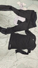 迪卡侬（DECATHLON）儿童紧身衣保暖训练服儿童运动透气速干衣秋长袖内衣KIL 【经典黑套装】-经典款-加绒保暖 160 /14-15岁161-172cm 实拍图