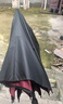 八海鸟双层雨伞长柄伞加大号超大结实加固加厚抗暴雨双人150cm特大伞 实拍图