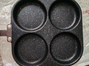 【大牌同款】章丘四孔铸铁煎蛋锅无涂层不易粘多功能早餐煎蛋锅 【超强不粘】麦饭石四孔煎锅 20cm 铸铁四孔煎锅 实拍图