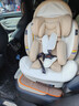 初婴贝儿童安全座椅汽车用0-4-12岁婴儿宝宝车载可坐可躺i-Size通风加热 豪华版金+175°躺+支撑腿+遮阳棚 实拍图