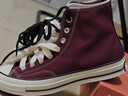 匡威（Converse）CONVERSE匡威1970S秋冬新品运动男女休闲板鞋圣诞深酒红色A17904C A17904C 42 实拍图