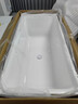 九牧（JOMOO） 浴缸家用成人小户型洗澡泡澡池浴室沐浴独立亚克力方形艺术浴缸 1.5m方形薄边独立浴缸YR10615 实拍图
