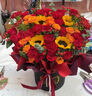 冉子花坊鲜花速递同城配送向日葵混搭抱抱桶玫瑰送女友爱人生日礼物真鲜花 锦上添花 实拍图