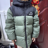 雪中飞【双面穿】儿童羽绒服冬季轻薄男女童面包服羽绒服橄榄灰绿140cm 实拍图