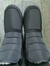 冬琪东北加厚雪地靴短筒防滑棉靴子男士保暖加绒男鞋高帮中老年爸妈鞋 D18*男黑色 加绒 41 (255mm) 实拍图