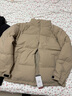 京东京造羽绒服25秋冬新款立领加绒加厚面包服短款羽绒外套 卡其色 2XL 实拍图