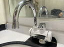四季沐歌（MICOE）【10年旗舰丨热销10万】电热水龙头即热式速热水龙头热水加热器侧进水下进水冷热两用厨房 雪山白+下进水【卫生间款+淋浴喷头】漏保插头 实拍图