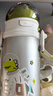 babycare钛空杯儿童保温杯宝宝学饮杯恐龙吸管水杯水壶不锈钢上学450ml 实拍图