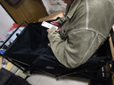 京东京造 户外露营车营地折叠推车自驾野餐车拖车坦克轮儿童可躺石墨黑 实拍图