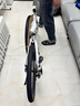 SANGPU折叠自行车成人山地车公路学生男变速赛车越野单车通勤城市代步女 顶配辐条-白黑【普通胎】 26寸21速【适合身高165-180cm】 实拍图