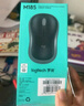 罗技（Logitech）M185鼠标 无线鼠标 办公鼠标 对称鼠标 黑色灰边 带无线2.4G接收器 实拍图