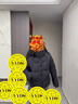 坦博尔羽绒服女短款连帽显瘦小个子女士羽绒面包服530360D 黑色 170  实拍图