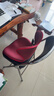 乐班花瓣坐垫护腰坐垫腰靠垫腰靠 办公室美臀塑形居家座椅 玫瑰红 实拍图