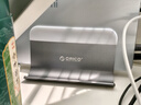 奥睿科（ORICO）笔记本支架立式重力可用于平板苹果macbook收纳底座电脑桌支架散热置物架子铝合金 灰色NPB2 实拍图