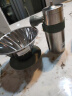 HARIO 日本进口户外露营咖啡磨豆机手摇磨粉机手冲咖啡机手动研磨机咖啡豆研磨器野餐旅行便携手动粉碎机 银 实拍图
