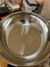 【不锈钢】和面盆厨房烘焙家用火锅盆洗菜打蛋汤锅盆醒面盆料理盆 32cm【热卖款】不锈钢 和面盆 实拍图