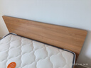 全友家居 现代简约主卧室木板床1.5x2米北欧原木色双人板式床政府补贴 实拍图