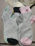 恒源祥【可堆可直】女士袜子100%纯棉防臭抑菌透气堆堆袜中筒袜6双装 实拍图