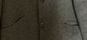 三彩【100绵羊毛】2025冬季新款双面呢大衣短款毛呢外套M 深邃灰 S 155/80A 实拍图