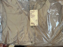 MUJI女式 轻量羽绒便携式 背心  浅米色 XL  实拍图