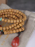 龍隐 星月菩提子手串佛珠文玩手链海南黄金元宝陈籽送男女友生日礼物 梵心【南红蜜蜡配饰】 8mm*10mm  精品 实拍图