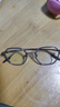 万新（WAN XIN） 近视眼镜防蓝光辐射非球面现片配眼镜框男女0-1500度配成品眼镜 金属-全框-2132DG-枪色 1.67多屏防蓝光镜片（近视特薄） 实拍图