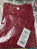 重磅纯棉短袖t恤男高档纯色印花休闲基础款内搭半袖打底衫 酒红 XL  140-155斤 实拍图