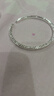 顺庆银楼S9999足银手镯情侣款吉言开口手镯民族风送朋友送女友节日礼物 吉言开口手镯约25克+证书 实拍图