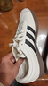 adidas「T头鞋」VL COURT复古休闲板鞋德训鞋男女阿迪达斯轻运动 汉玉白/黑色/树脂黄   45 实拍图