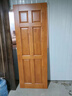 老式实木杉木原木门仿古门窗套装门房间卧室厨房卫生间折叠推拉门 8802款标门200*80CM不含门套 实拍图