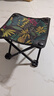 爆品椅子板凳小椅子户外钓椅马扎钓鱼便捷多功能超轻四角凳子马扎 户外小马扎-枫叶蓝色(活动) 实拍图
