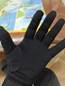 迪卡侬户外运动男女跑步健身骑行轻薄舒适保暖触屏手套纯黑色M-4564125 实拍图