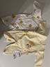 童泰婴儿连体衣新生儿衣服四季0-6月初生宝宝哈衣爬服纯棉内衣2件装 黄白小树（四季款） 52cm (建议0-2个月身高50-55cm) 实拍图