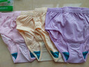 AB4条商场同款女抗菌短裤棉质中老年夏薄宽松大码高腰奶奶三角内裤 混色随机 （无红色） 4条 XL 实拍图